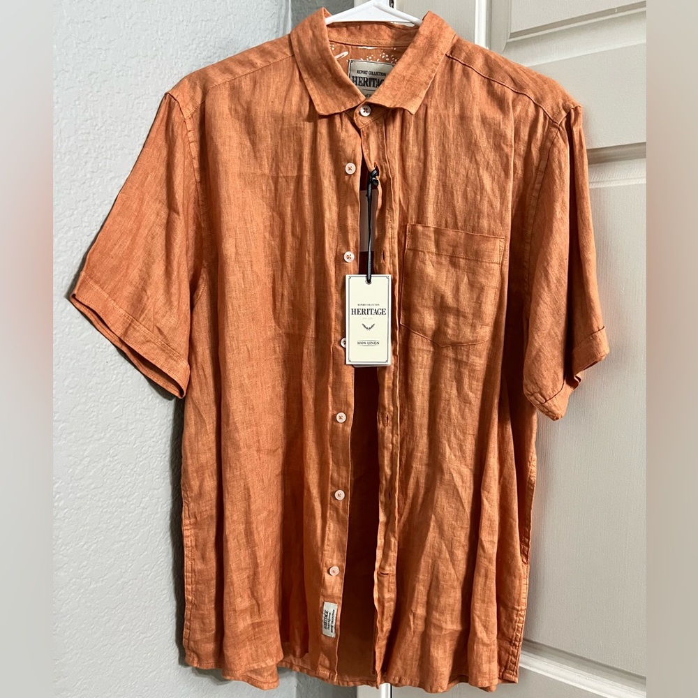 Heritage Men's linen NWT Shirt